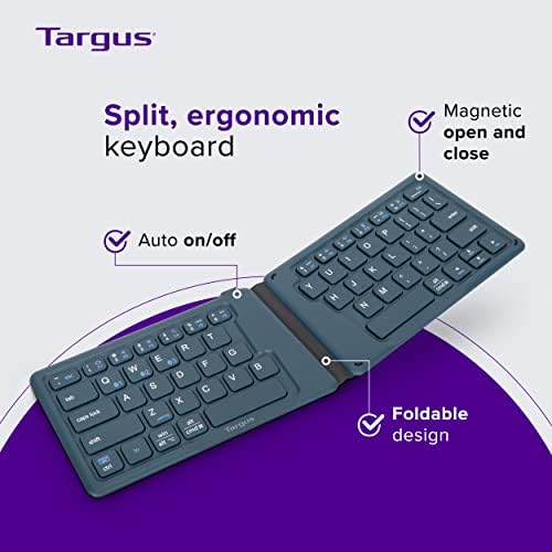 Targus Ergonomic Foldable Bluetooth Keyboard (PKF00302US)