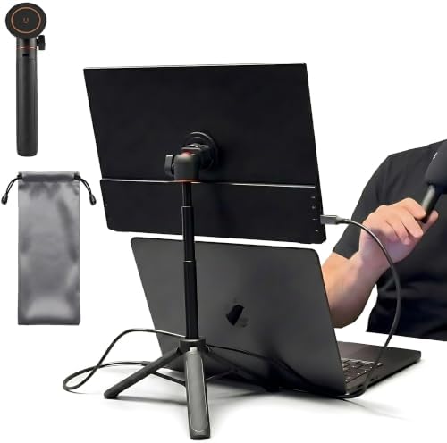 Portable Travel Monitor Stand Magnetic Metal Tripod for Monitor/iPad/iPhone
