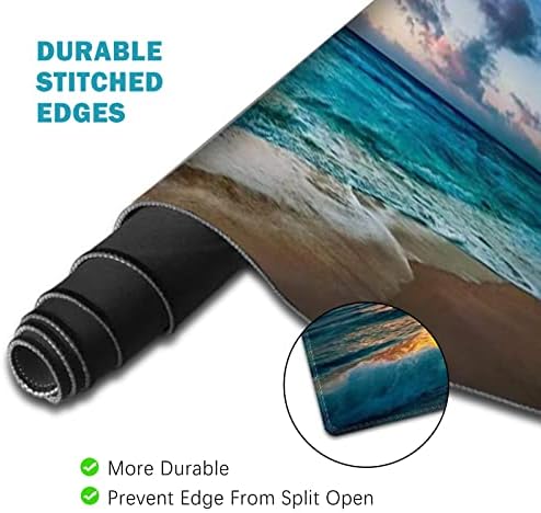 ToLuLu Mouse Pad, Memory Foam Ergonomic Keyboard Mouse Wrist Rest Support