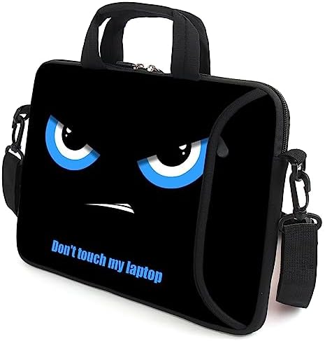 15" laptop sleeve laptop bag chromebook case adjustable shoulder strap with handle accessory pocket for men women (RYD-15-1)