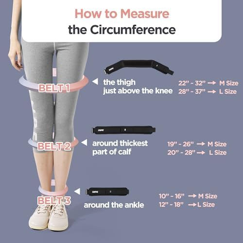 Leg Belts Posture Corrector for Bowed Legs and Body for Women and Men. Pain Relief for Knees, Legs, Lower Back…