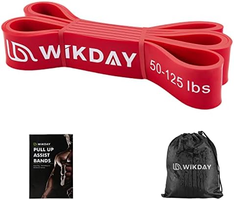 WIKDAY Resistance Bands for Working Out, Exercise Bands, Workout Bands, Pull Up Assistance Bands for Body Stretching Training Physical Therapy Muscle Training for Men & Women