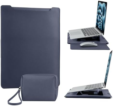 15-16 Inch Protective Laptop Sleeve with Stand, for MacBook Pro/MacBook Air