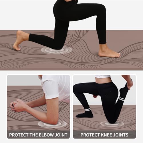 PAIDU Large Yoga Mat 72"x36"x10mm Non-Slip Exercise Mat for Home Gym Studio