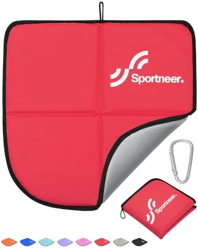 Sportneer Sitting Pad, Lightweight Waterproof Folding Seat Pad for Backpacking, 15.75'' x 15.75'' Portable Camping Seat Mat for Hiking, Picnics & Outdoor Use