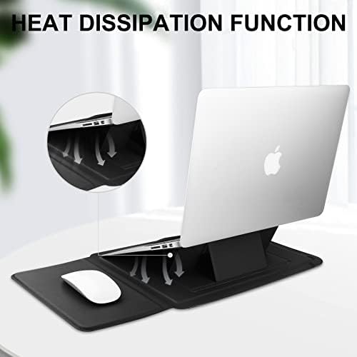 HoYiXi 13 Inch Laptop Sleeve Case Bag Compatible with MacBook Neo 2026/MacBook Air 13 M1 M2 2022-2018/MacBook Pro 13 M2 2022-2016/Surface Pro 8 2021/Surface Go 3 13-13.6'' Dell HP ASUS Acer PC, Black