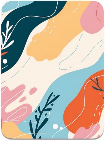 Small Mouse Pad, Mini Mouse Pad 6 x 8 Inch, Thick Rubber Waterproof Mouse Mat, Cute Mousepad for Women Men Wireless Mouse Laptops Home Office, Abstract Figure