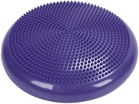 Inflatable Balance Disc Cushion for Yoga, Stability Training & Core Exercise, NonSlip Massage Pad for Home Gym, Office Chair Posture Support, Kids Sensory Play