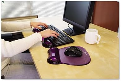 Innovera Gel Keyboard Wrist Rest, Purple (IVR51441)