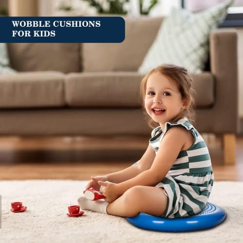Wobble Cushion，Wiggle Seat，Balance Disc （Extra Thick 34cm/13.4in），for Balance Stability Training, Improve Sitting