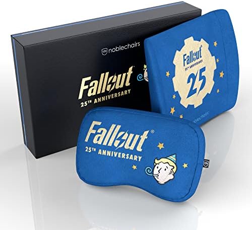 noblechairs Memory Foam Pillow Set, Fallout 25th Anniversary Edition