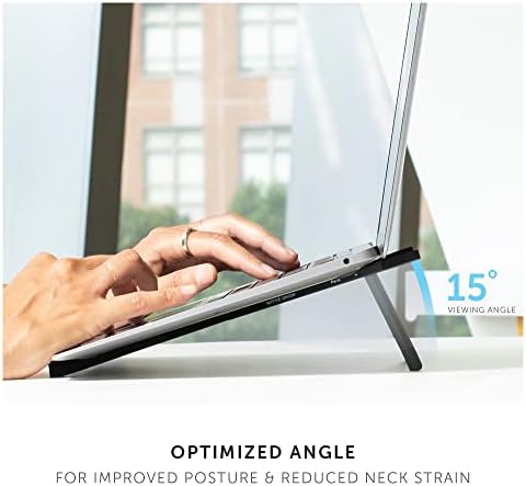 Native Union Fold Laptop Stand – Ultra-Slim Foldable & Portable Laptop Stand – Ergonomic & Optimized Viewing Angle – for 13 to 16 Inch MacBooks & Laptops, 10 to 16 Inch iPads & Tablets (Black)