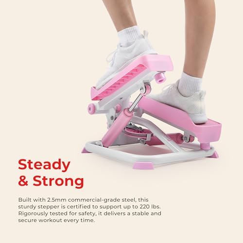Sunny Health & Fitness Mini Stepper w/LCD Monitor & Adjustable Step Height