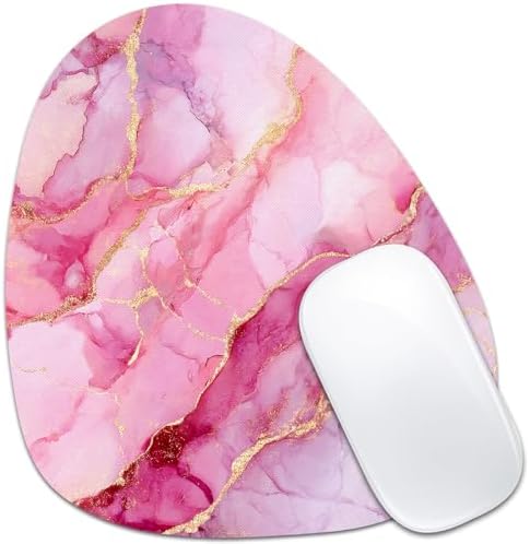 Water Drop Mouse Pad 7.3x8in Non-Slip for Laptop, Leaves