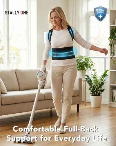 Posture Corrector for Men/Women, Full Back Brace, Lumbar Support