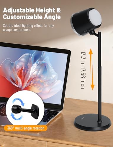 Cordless Desk Lamp, Magnetic Wall Mount LED Light, Portable Warm Night Light, Rechargeable Battery Powered Lamp, Dimmable Brightness & 3 Color Modes, Table Light for Reading, Work, Bedroom, Hallway