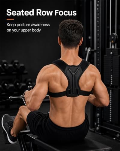 Workout Posture Corrector for Men, Upper Back Gym Trainer