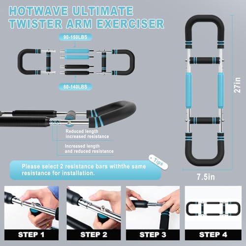 Twister Arm Trainer, Chest Workout Equipment, Portable Home Equipment