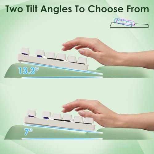 3-in-1 Ergonomic Keyboard Stand & Mouse Pad Set with Wrist Rest, Green