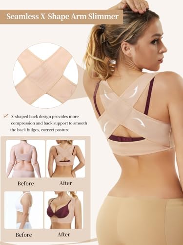 JOYSHAPER Chest Brace Up Women Posture Corrector Back Support X Strap Bras