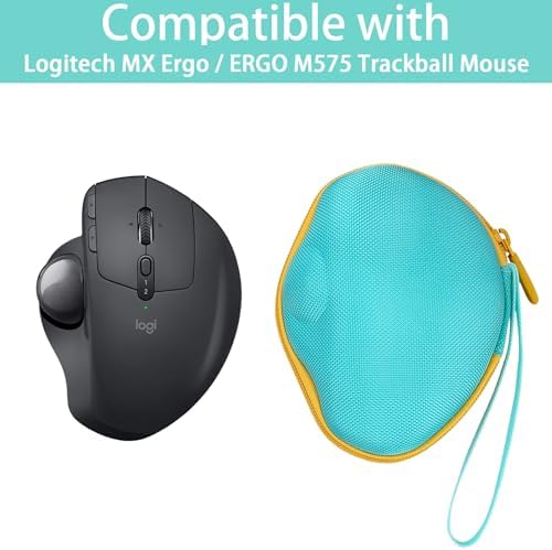 co2CREA Hard Case for Logitech MX Ergo S/MX Ergo Trackball Mouse, Green