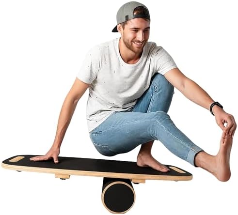 Balance Board Trainer, with Adjustable Stoppers
