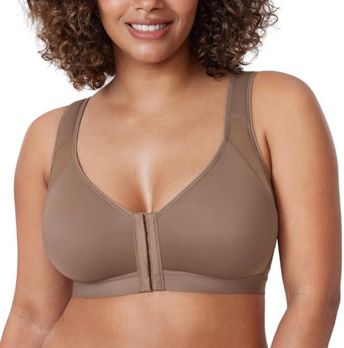 DELIMIRA Women's Front Closure Posture Support Bras