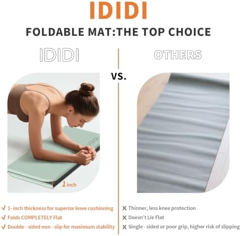 Foldable Exercise Pad Extra Thick 1.2" x 14" x 24"