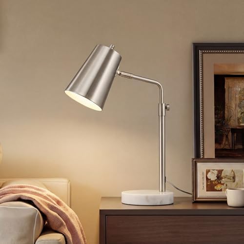 VONLUCE Desk Lamp with LED Bulb, Adjustable 20" Table Lamp for Home Office