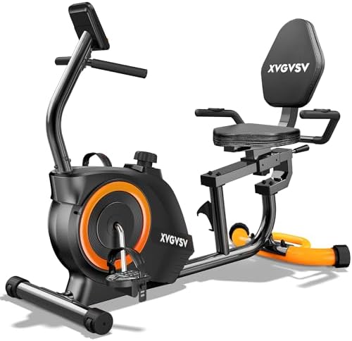 Recumbent Exercise Bike for Home, Recumbent Stationary Bikes for Seniors