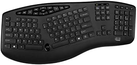 Adesso WKB-1600CB TruForm Wireless Ergonomic Keyboard & Optical Mouse Combo