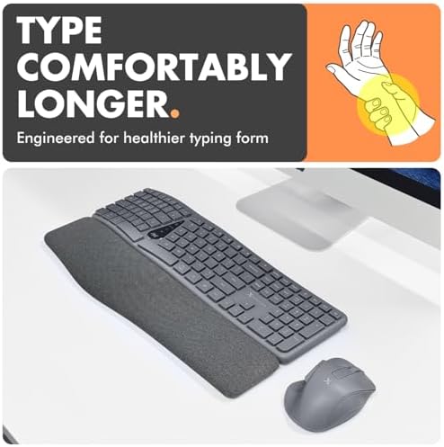 X9 Gray Ergonomic Keyboard and Mouse Wireless Combo - Split Keyboard and Mouse Set, Bluetooth/2.4G, Soft Wrist Rest, Rechargeable, Silent Keys, Multi-Device for Laptop, PC, Mac, iOS, Android