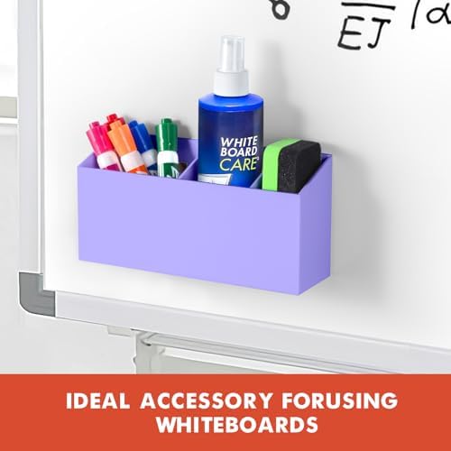 Magnetic Dry Erase Marker Holder for Whiteboard, Fridge Classroom