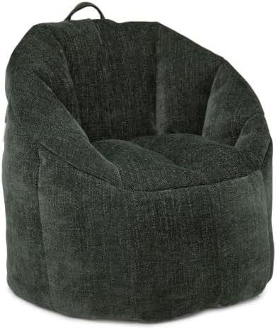Big Joe Milano Lightweight Kids Bean Bag Chair, Mosswood