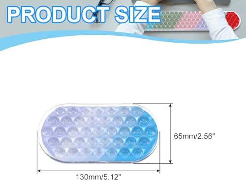 PATIKIL Gel Wrist Rest, Ergonomic Silicone Gel Mouse Pad Mouse Wrist Support Cool Touch Cushion for Mouse Computer Laptop Home Office Work,Mouse Pad Ocean Blue Ombre