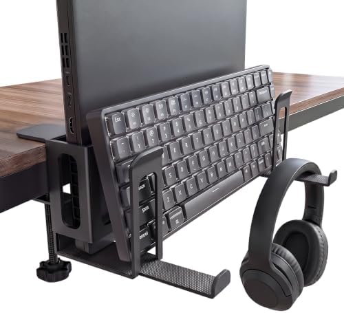 Laptop Stand Vertical, 2-Slot Under Desk Laptop Holder