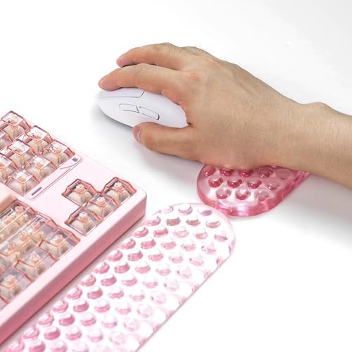 Gel Keyboard and Mouse Wrist Rest Set,Wrist Support for Computer Keyboard