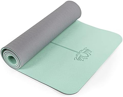 Yoga Mat Non Slip, Pilates Fitness Mats, Eco Friendly, Anti-Tear 1/4" Thick Yoga Mats for Women, Exercise Mats for Home Workout with Carrying Sling and Storage Bag
