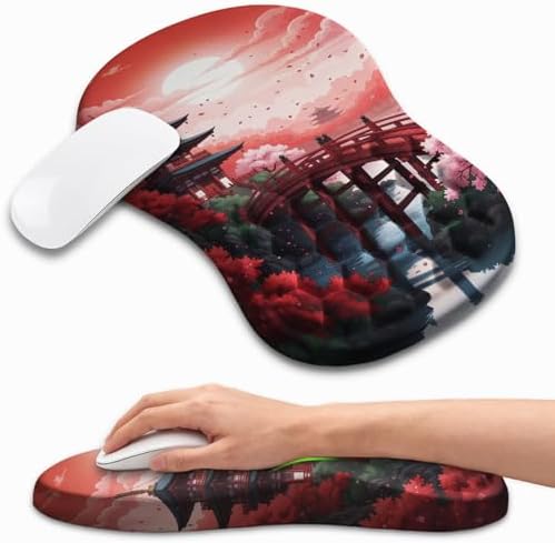 Ergonomic Mouse Pad Wrist Support for Carpal Tunnel Pain Relief