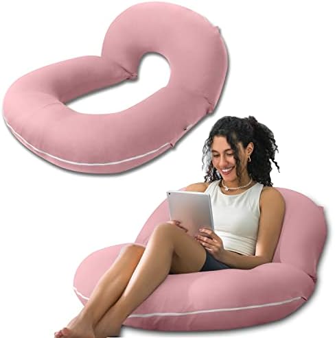INSEN Reading Pillow, Back Pillow for Sitting in Bed and Couch