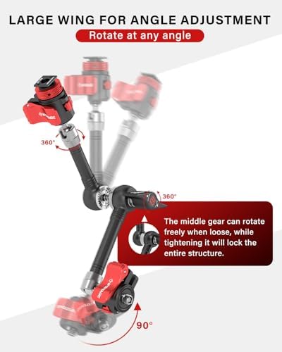 IFOOTAGE MA5-6 Spider Crab Magic Arm Camera Mount,Articulating Friction Arm