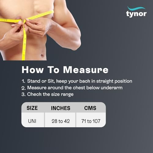 TYNOR Posture Corrector for Men & Women, Adjustable Upper Back Brace for Neck, Clavicle & Scoliosis, Breathable Hunchback & Back Corrector with Hook Loop Closure (Black, One Size), 1 Unit
