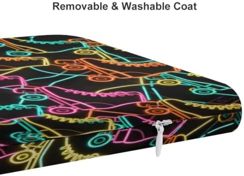 Ergonomic Seat Pad Memory Foam Cushion Roller Skating Neon