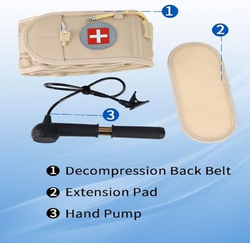 Inflatable Decompressioin Belt for Lower Back Pain Relief
