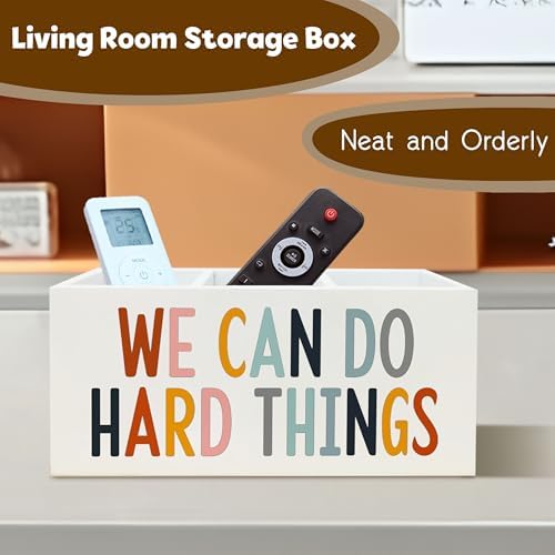 We Can Do Hard Things Pen Holder Pencil Organizer for Classroom Psychologist Office Desk, Inspirational Pen Holder for Speech Therapy Desk Decor