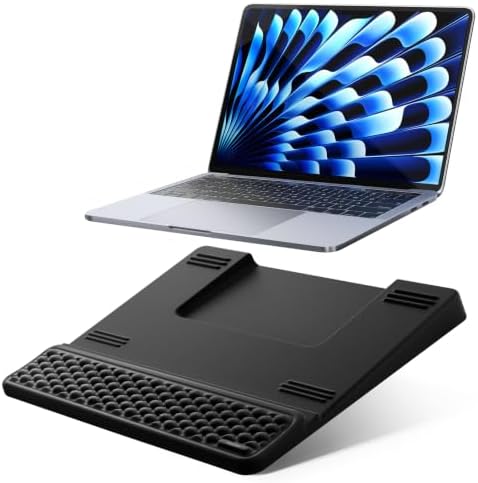Vaydeer Laptop Stand with Wrist Support, Memory Foam Laptop Wrist Rest