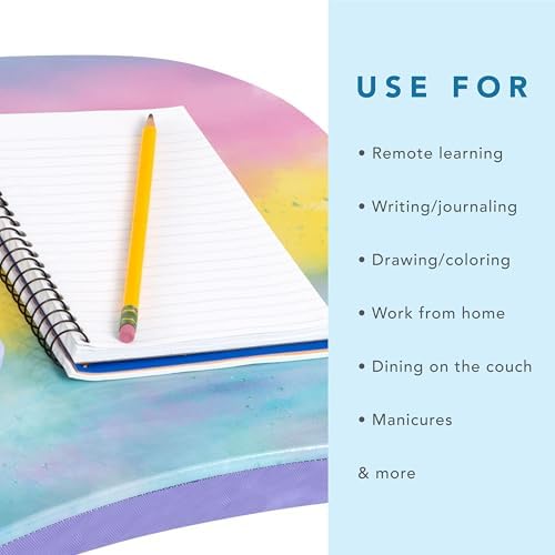 LAPGEAR MyStyle Lap Desk – Sunset Watercolor, Fits 15.6” Laptops