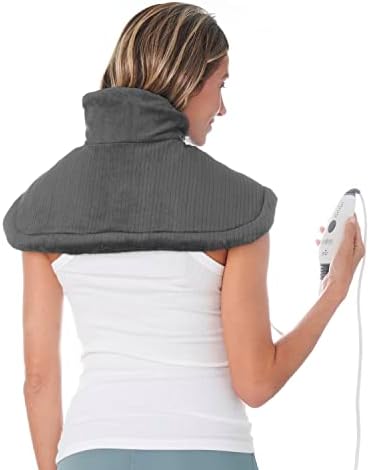 Pure Enrichment PureRelief Neck & Shoulder Heating Pad with 4 Heat Settings