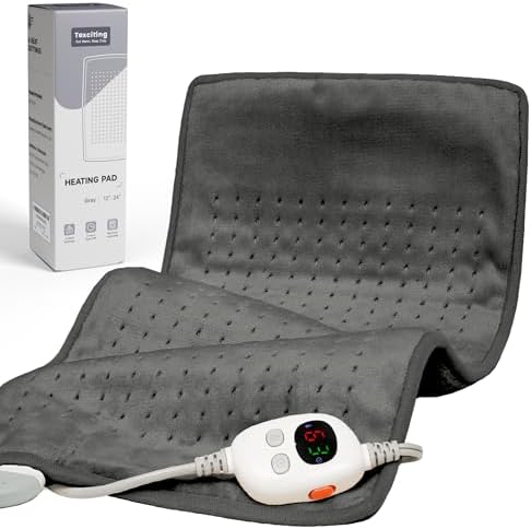 Texciting Heating pad for Back,Neck and Shoulders,Heat Pad Washable,12"x24"