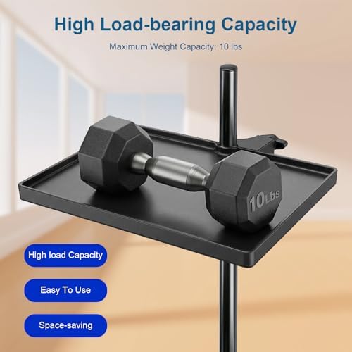Aokoe Microphone Stand Tray with Crab Clamp Suitable for Music Stand, Mic Stand, Attention Table